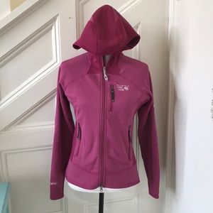 MOUNTAIN HARD WEAR polartec cozy hooded jacket!